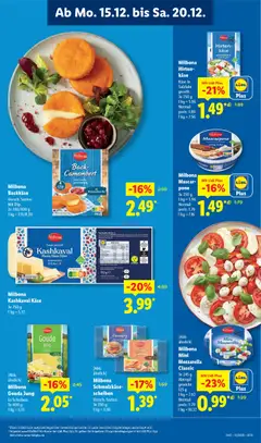 Lidl - Prospekt ab 15.12.2025 gültig | Seite: 15 | Produkte: Gewicht, Mascarpone, Mozzarella, Pasta
