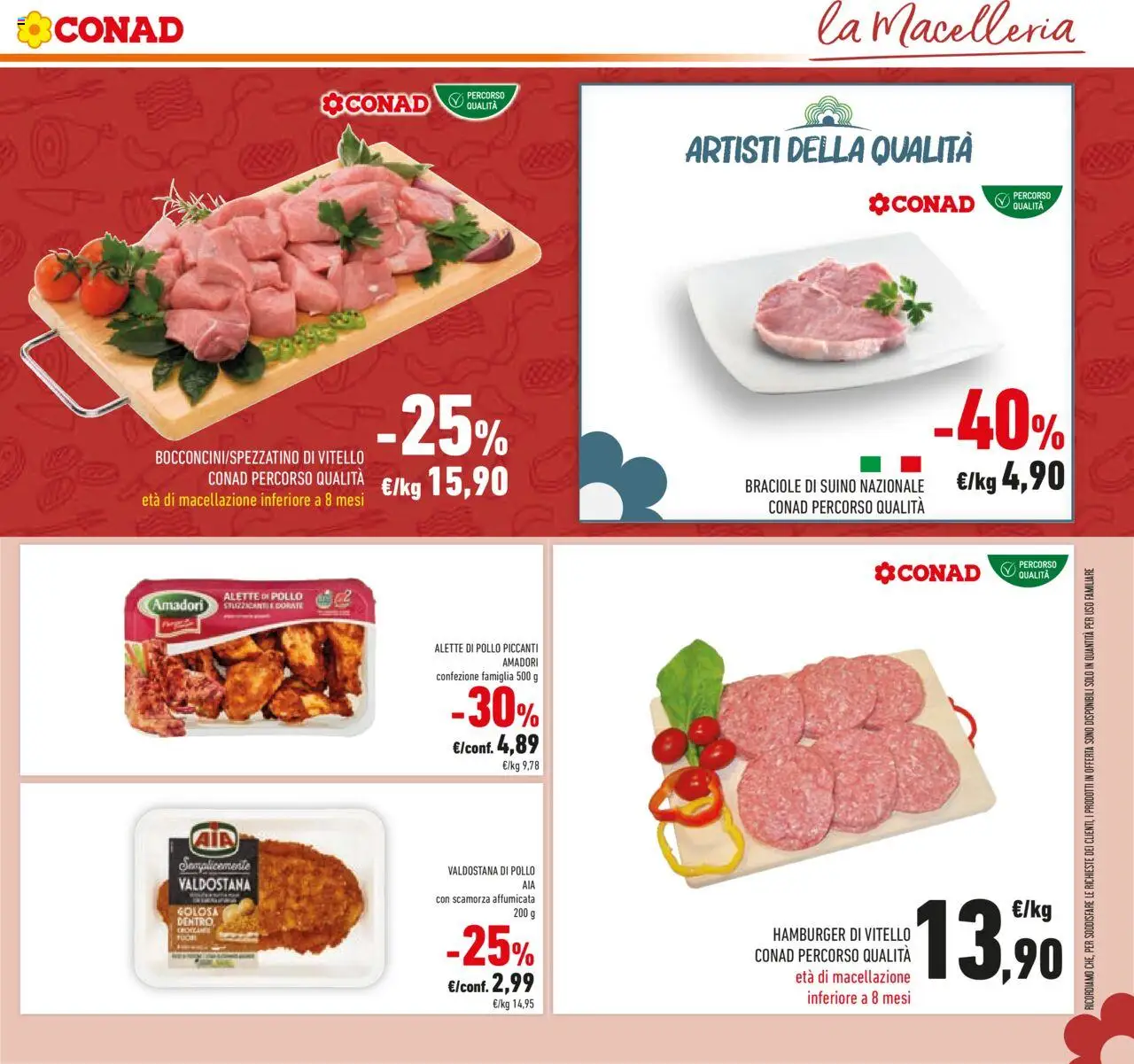 Volantino Conad del 24.09.2025 | Pagina: 15 | Prodotti: Pollo, Suino, Vitello, Hamburger