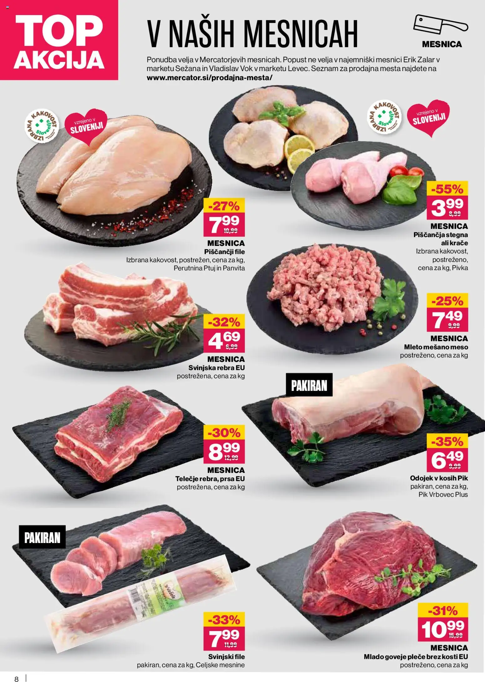 Novi Mercator katalog ponudbe – veljaven od 23.10.2025 | Stran: 8