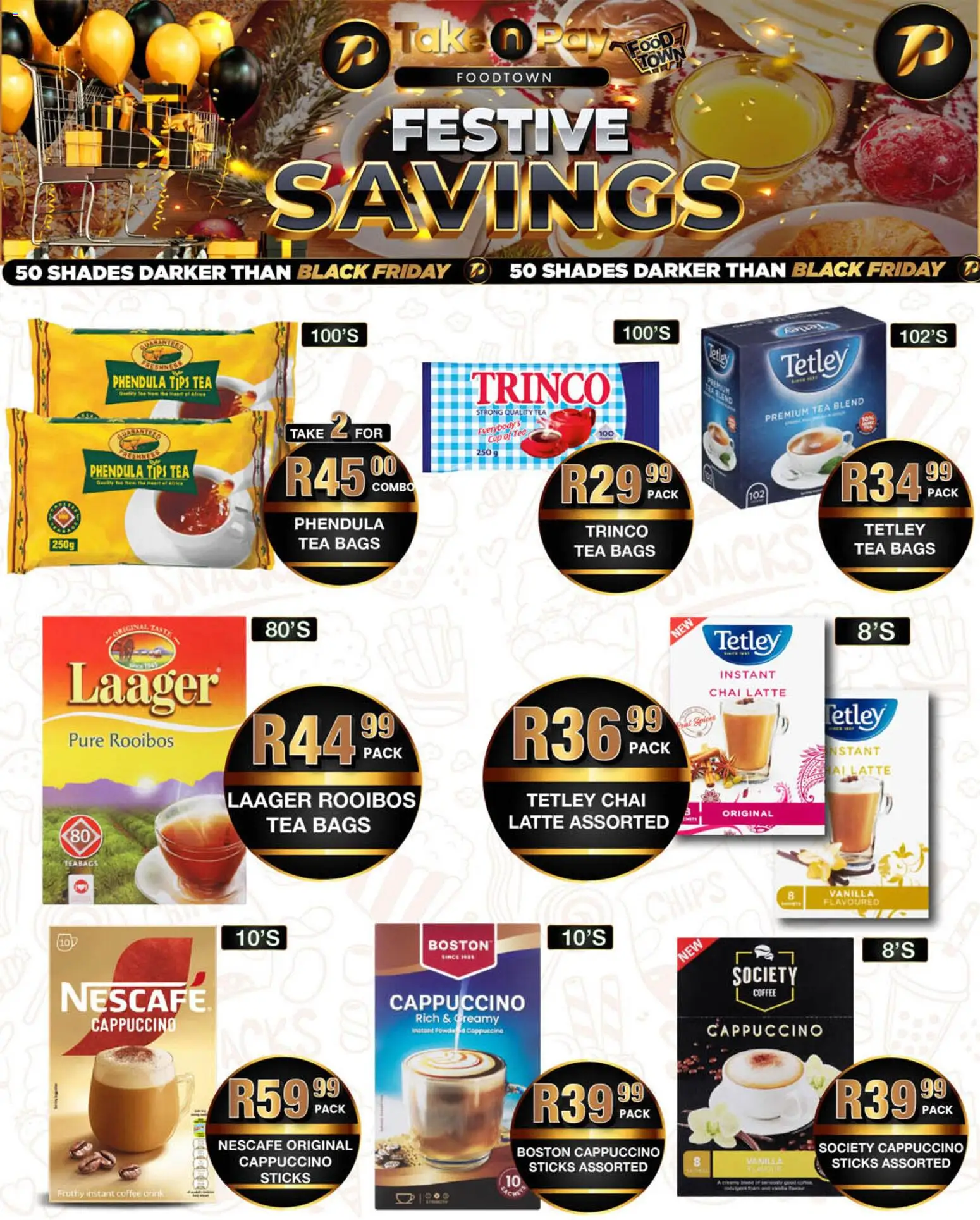 New Take n Pay catalogue – valid from 15.12.2025 | Page: 11 | Products: Tea, Snacks, Chips, Estuche organizador de viaje