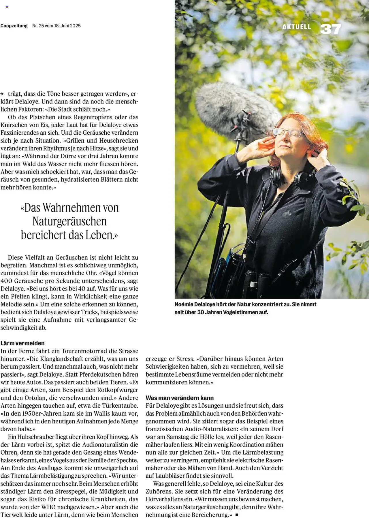 Coop Magazin ab 18.06.2025 | Seite: 37 | Produkte: Mäher, Wasser