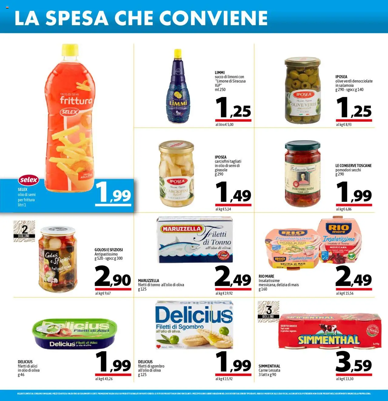 Volantino A&O del 07.08.2025 | Pagina: 8 | Prodotti: Succo, Olive, Pomodori, Tonno