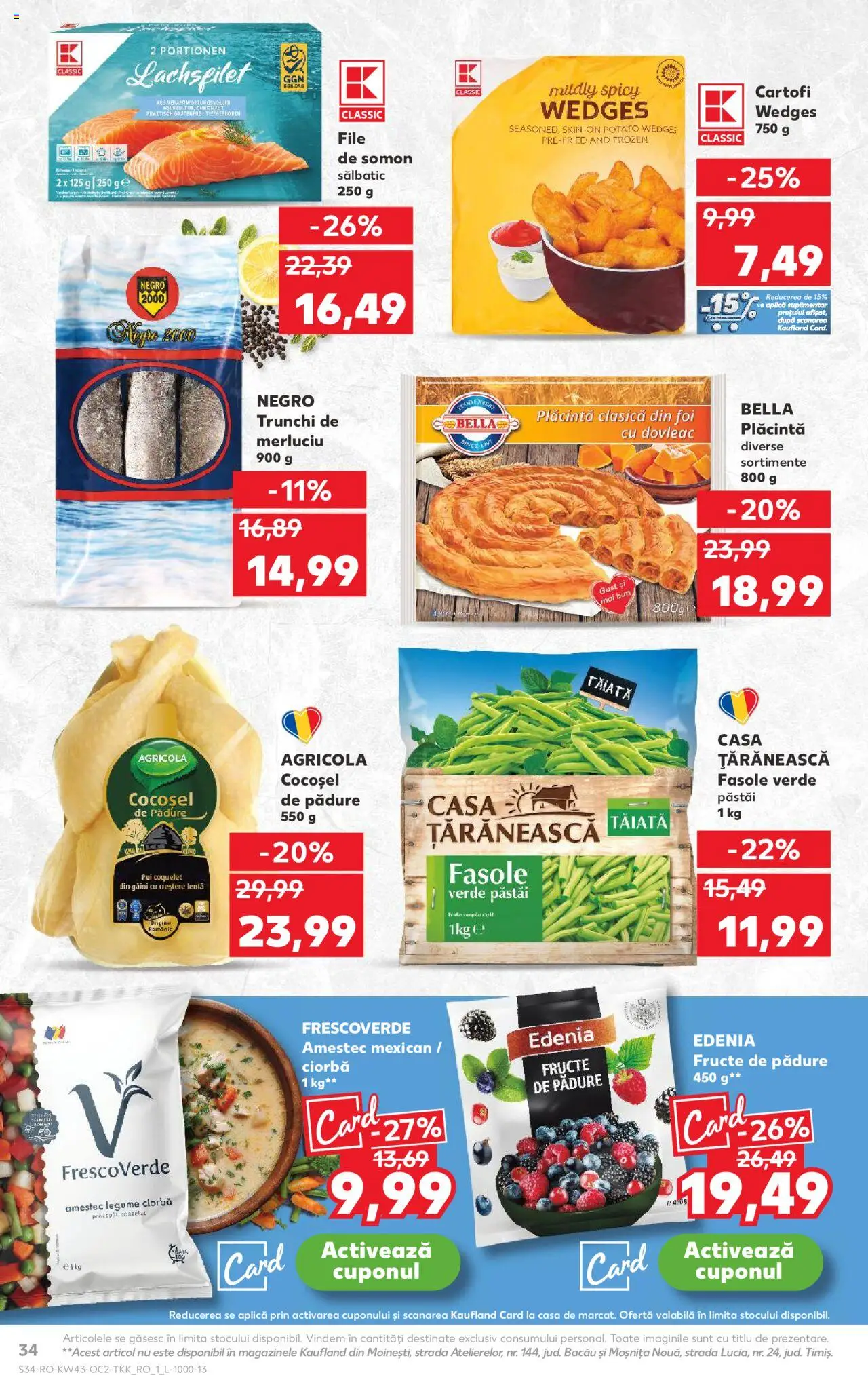 Noul catalog Kaufland – valabil de la 22.10.2025 | Pagină: 34 | Produse: Dovleac, Mix fructe, Cartofi, Fructe