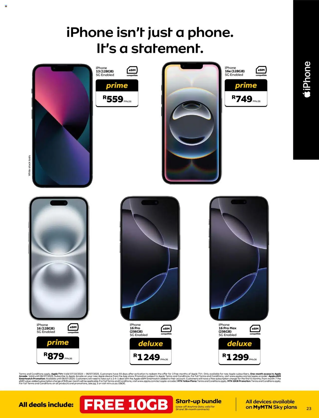 MTN Deals │ valid from 07.06.2025 | Page: 25 | Products: Smartwatch, TV, Stock