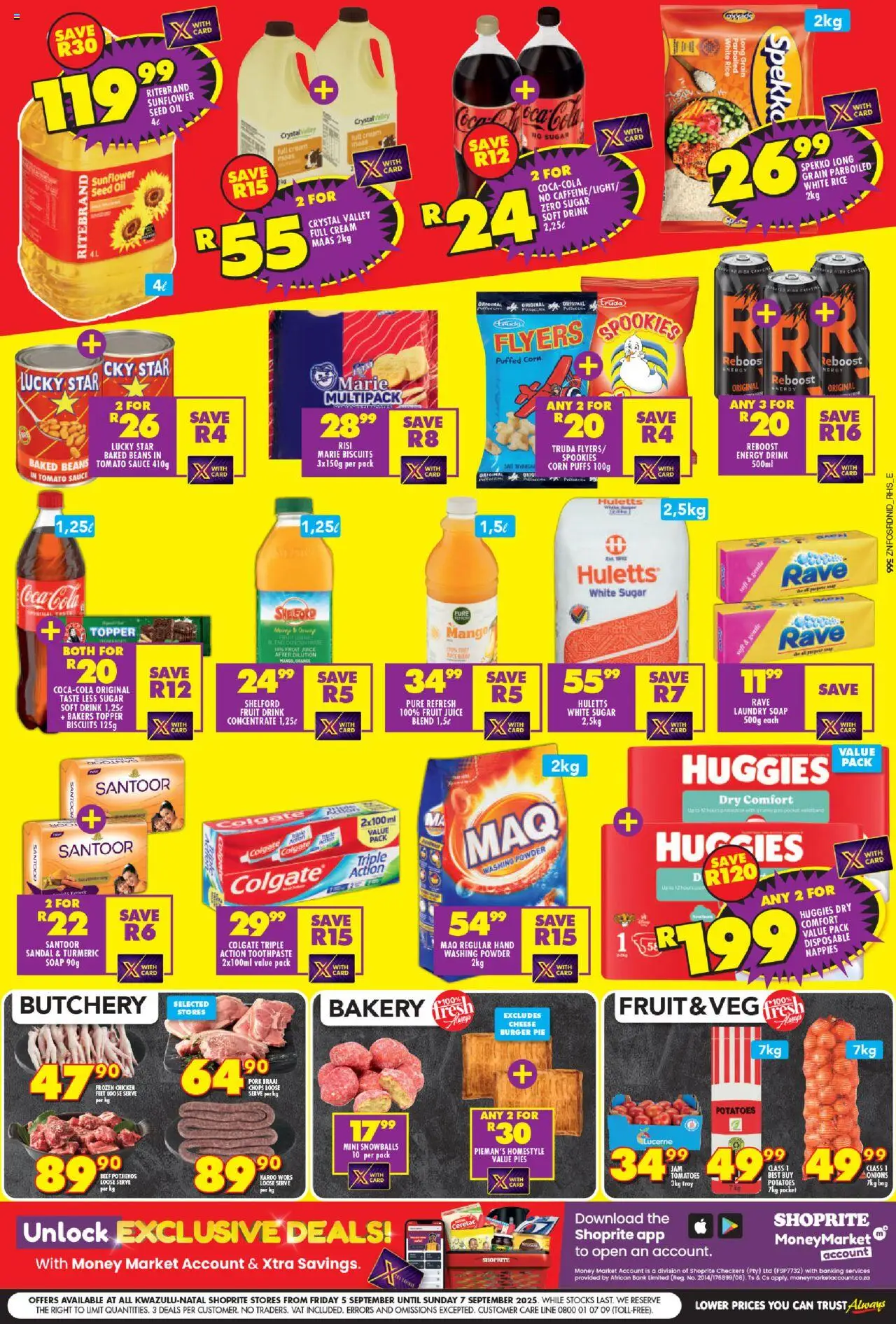 New Shoprite catalogue – valid from 05.09.2025 | Page: 2 | Products: Bakery, Oil, Sauce, Salt
