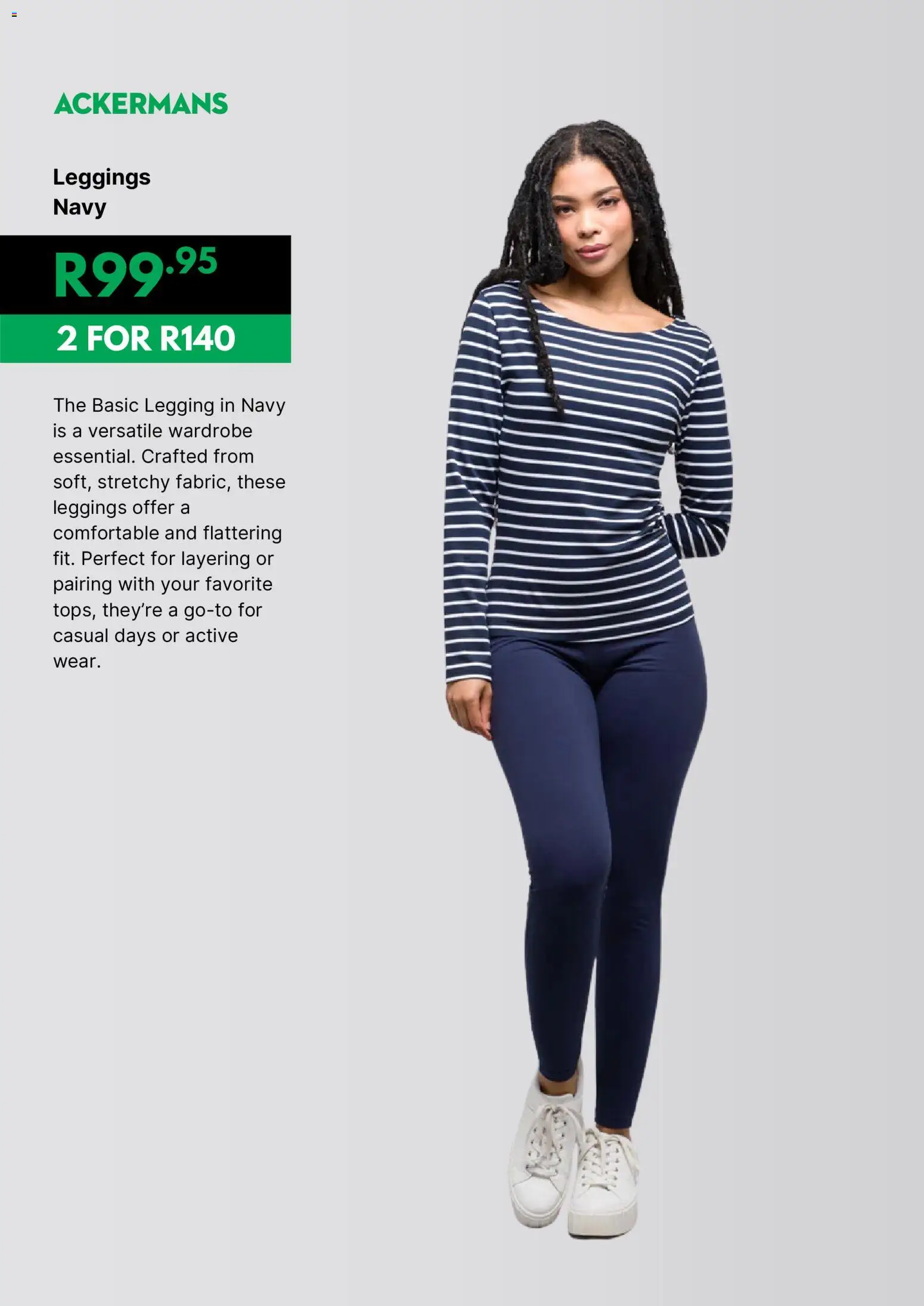 New Ackermans catalogue – valid from 23.03.2026 | Page: 5 | Products: Leggings, Wardrobe