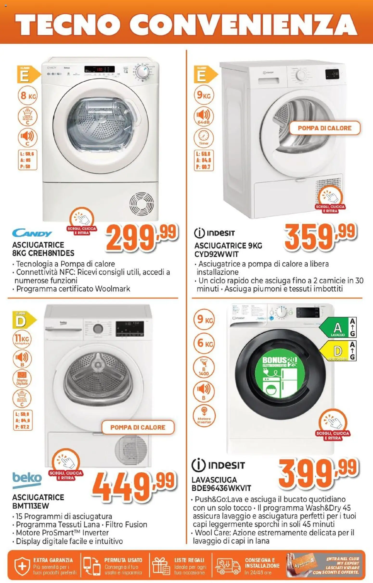 Volantino Expert del 26.03.2026 | Pagina: 15 | Prodotti: Lavasciuga, Asciugatrice