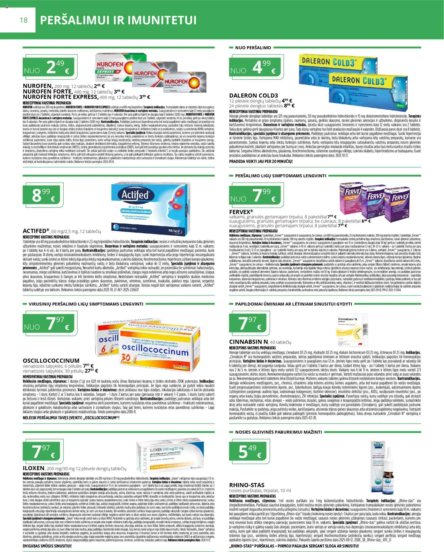 Norfa vaistinė akcijos nuo 01.02.2026 | Puslapis: 18