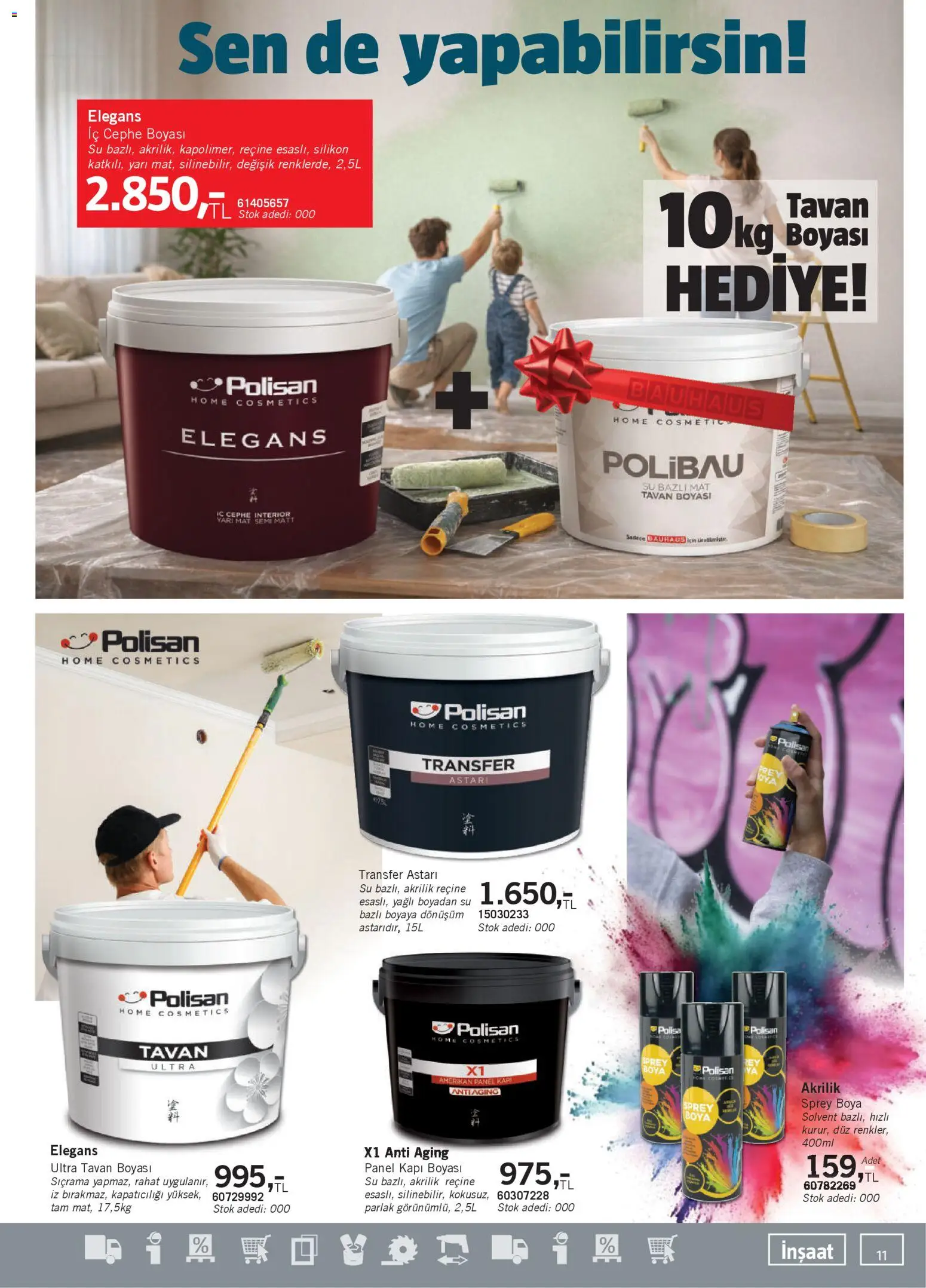 Bauhaus Katalog - 28.02.2026 tarihinden itibaren geçerlidir | Sayfa: 11 | Ürünler: Su