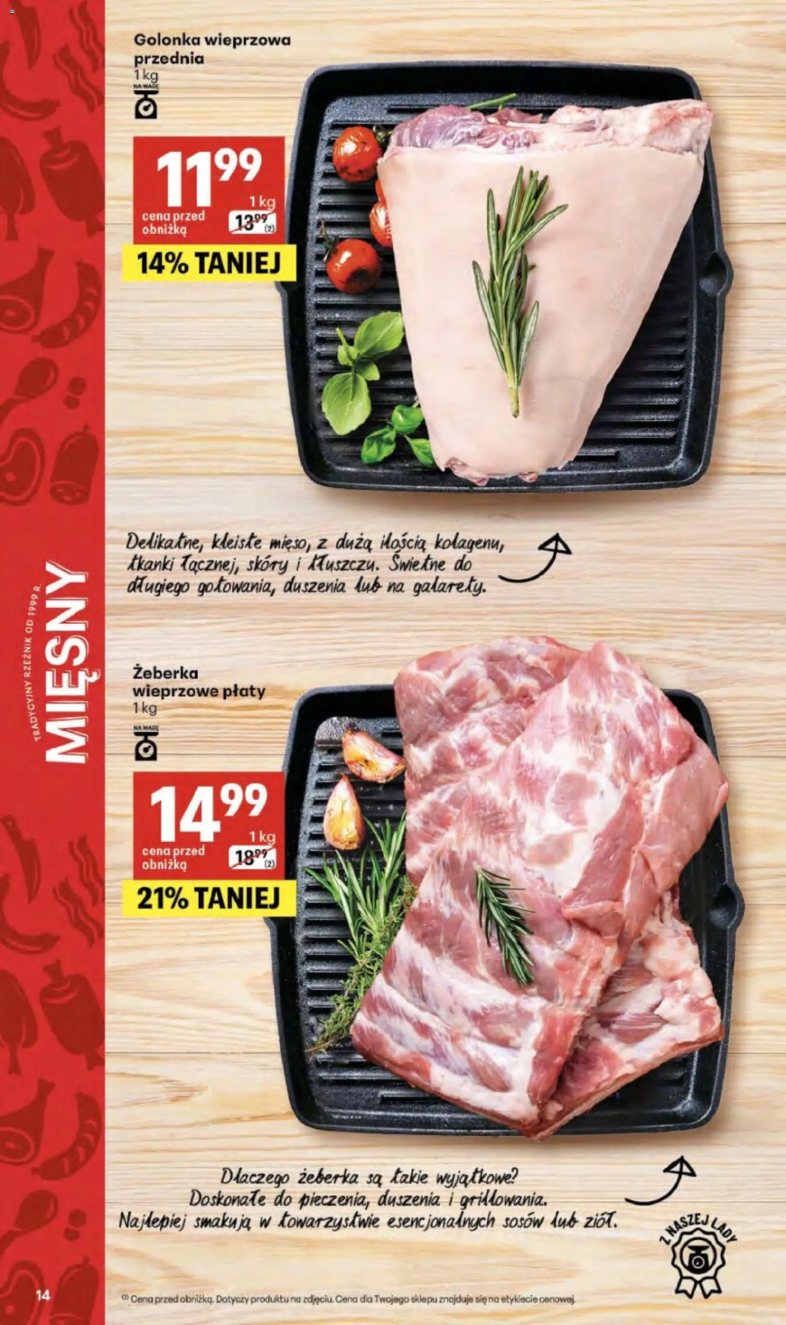 Delikatesy Centrum gazetka od 23.04.2026 | Strona: 14 | Produkty: Golonka wieprzowa