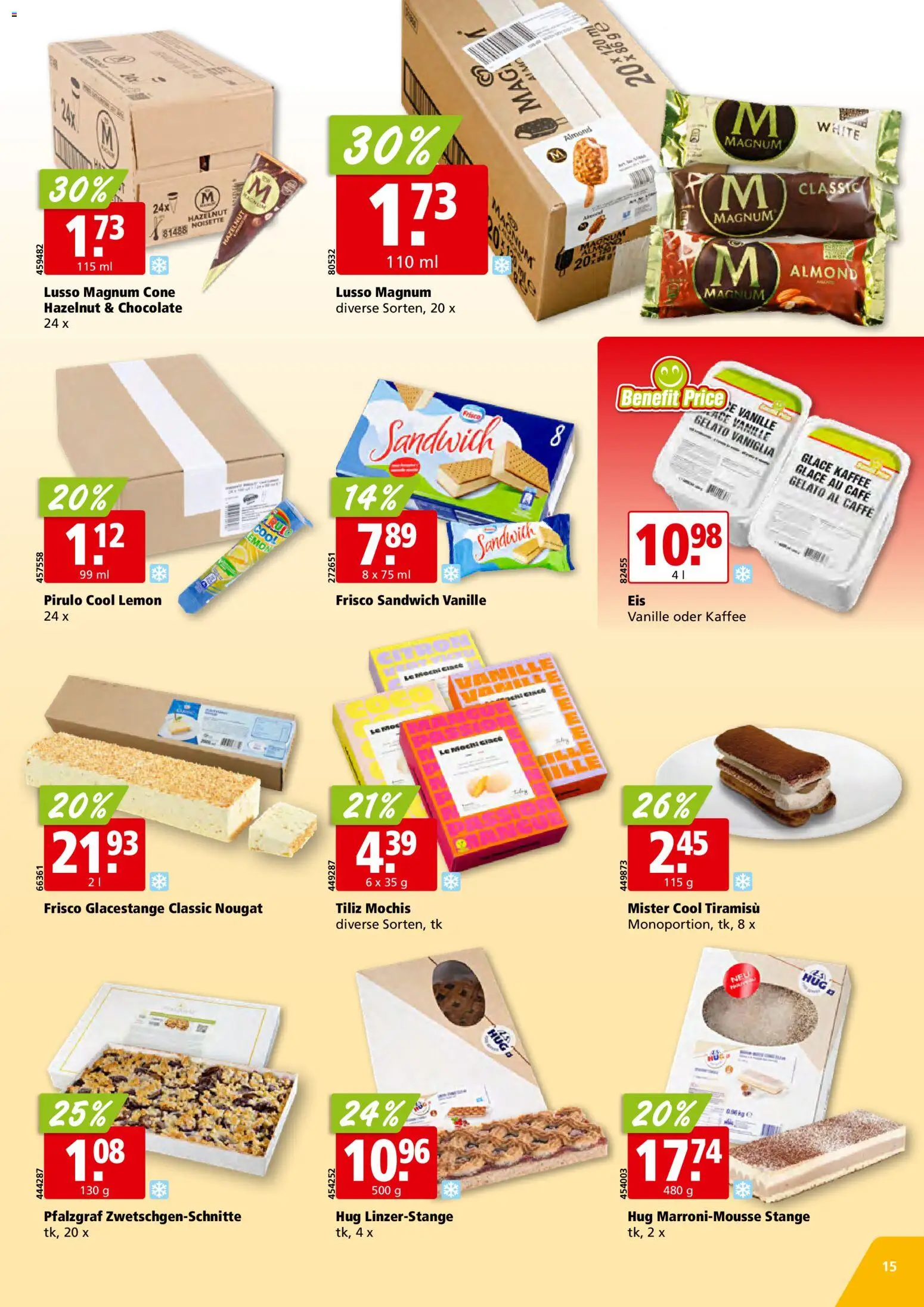 Aligro aktionen – gültig ab 16.03.2026 | Seite: 15 | Produkte: En Kommode, Glace, Kaffee