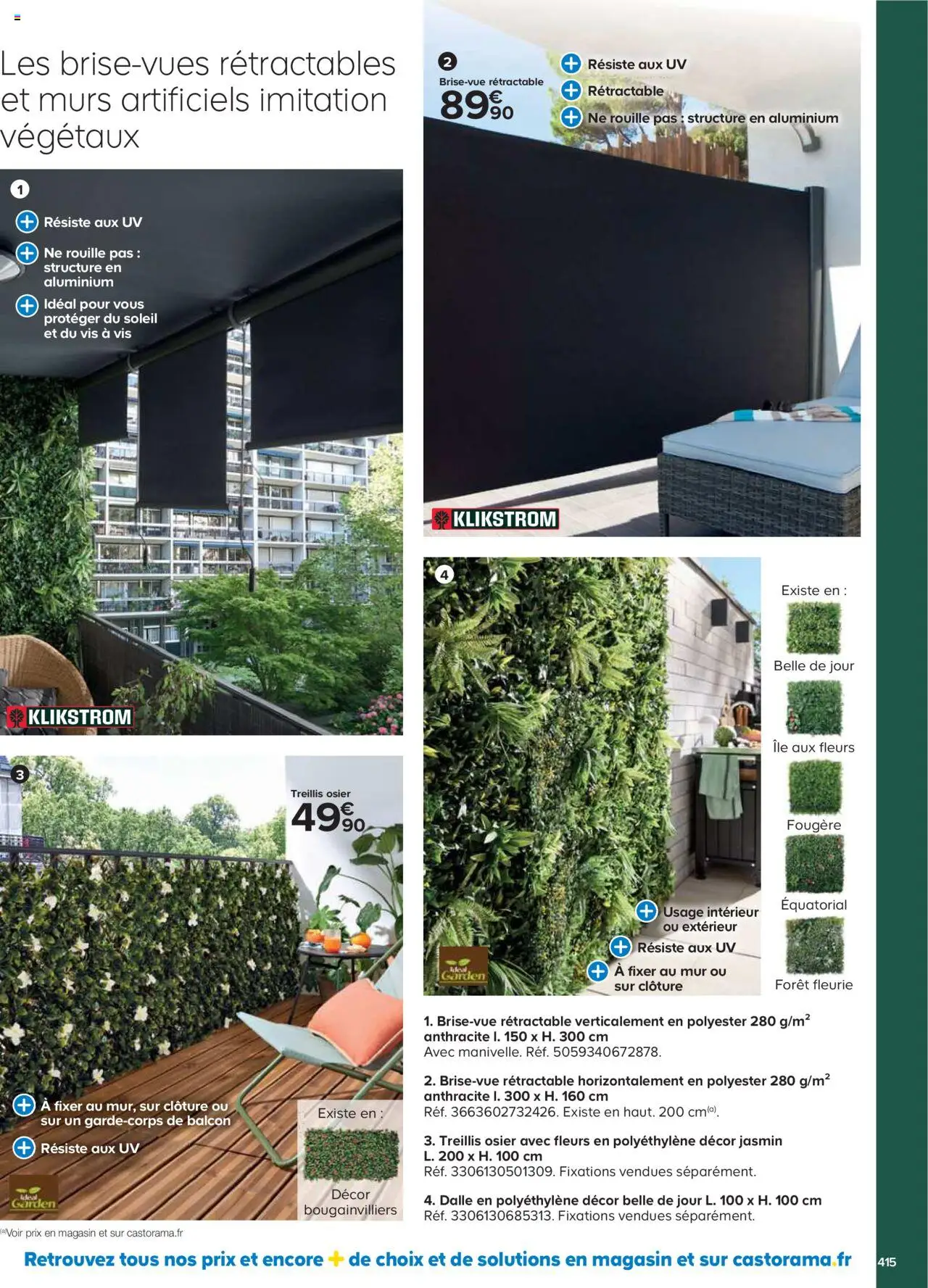 {H1} | Page: 415 | Produits: Clôture