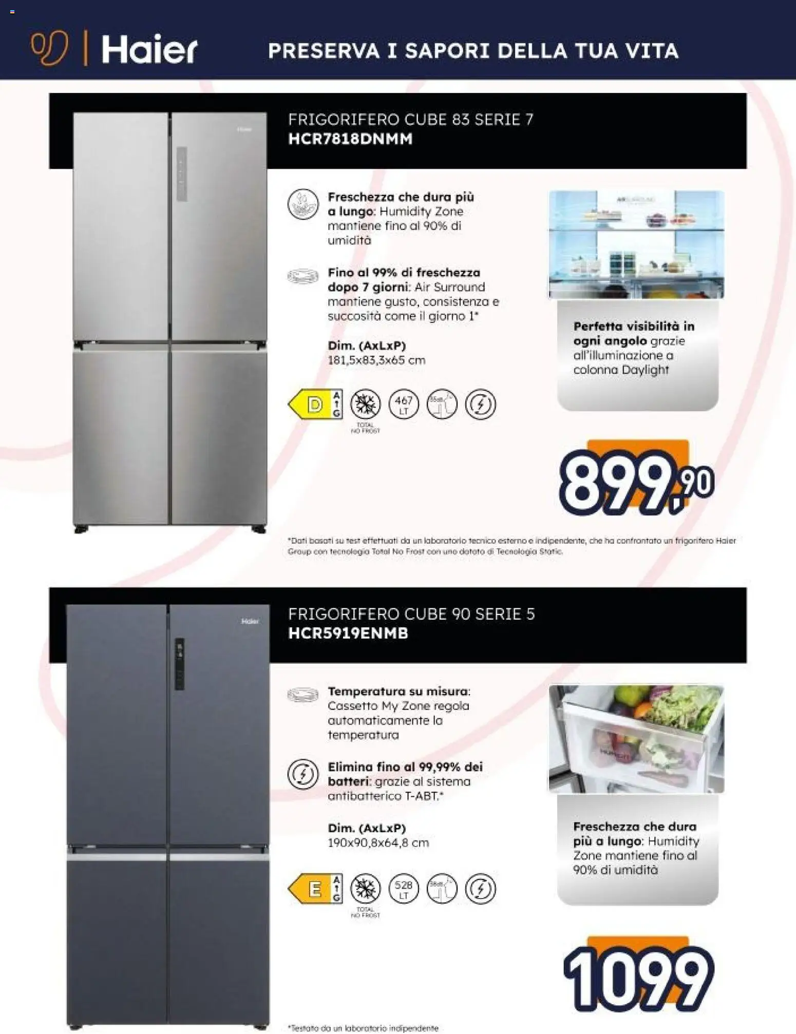 Volantino Unieuro del 20.02.2026 | Pagina: 4 | Prodotti: Patate, Frigorifero