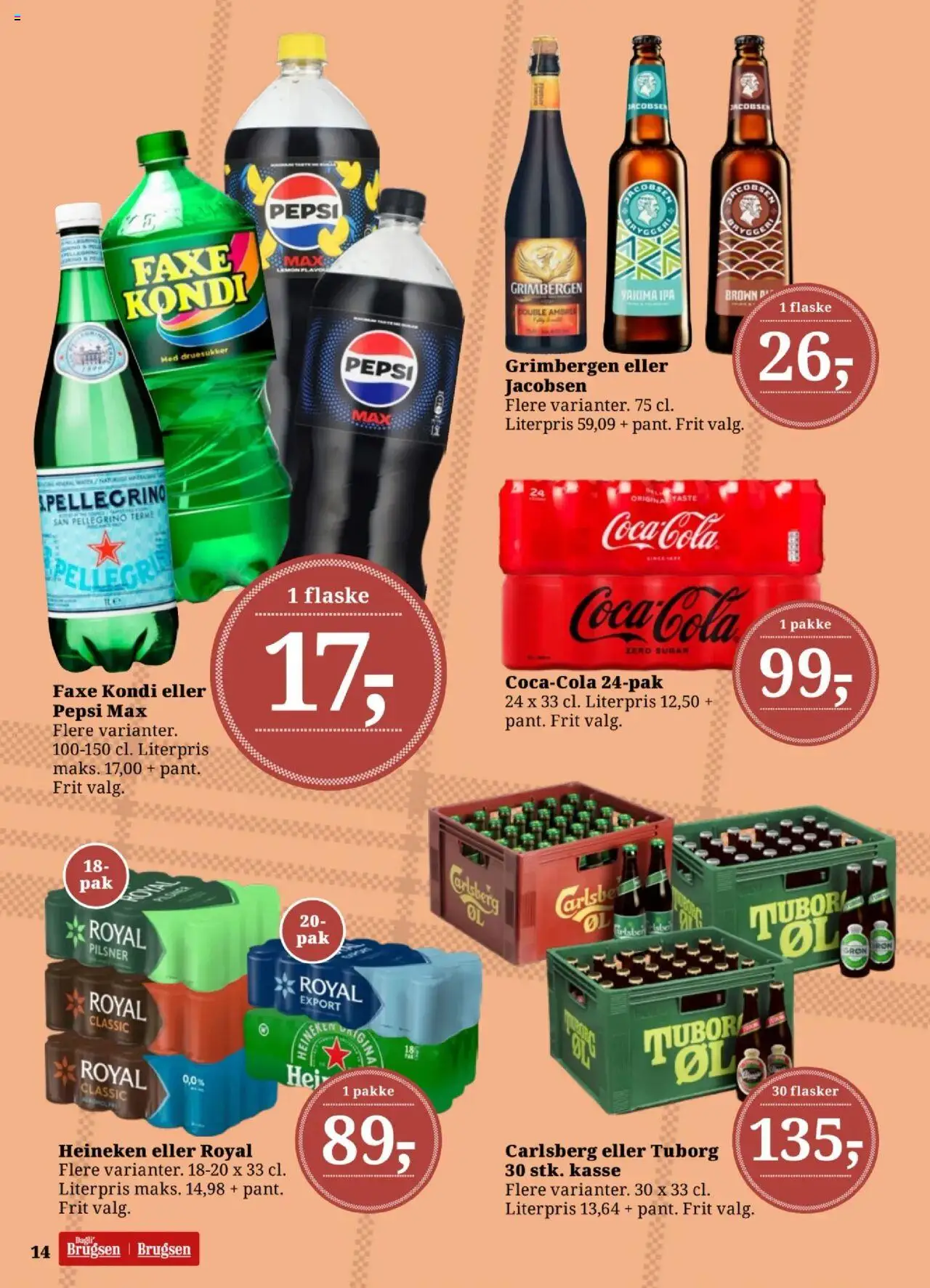 Dagli'Brugsen Tilbudsavis gyldig fra 15.08.2025 | Side: 15 | Produkter: Faxe Kondi, Pepsi, Pepsi Max
