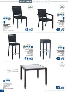 Vista previa Makro - Especial Terrazas válido desde el 09.03.2026 | Página: 4 | Productos: Taburete, Reposapiés, Mesa, Silla