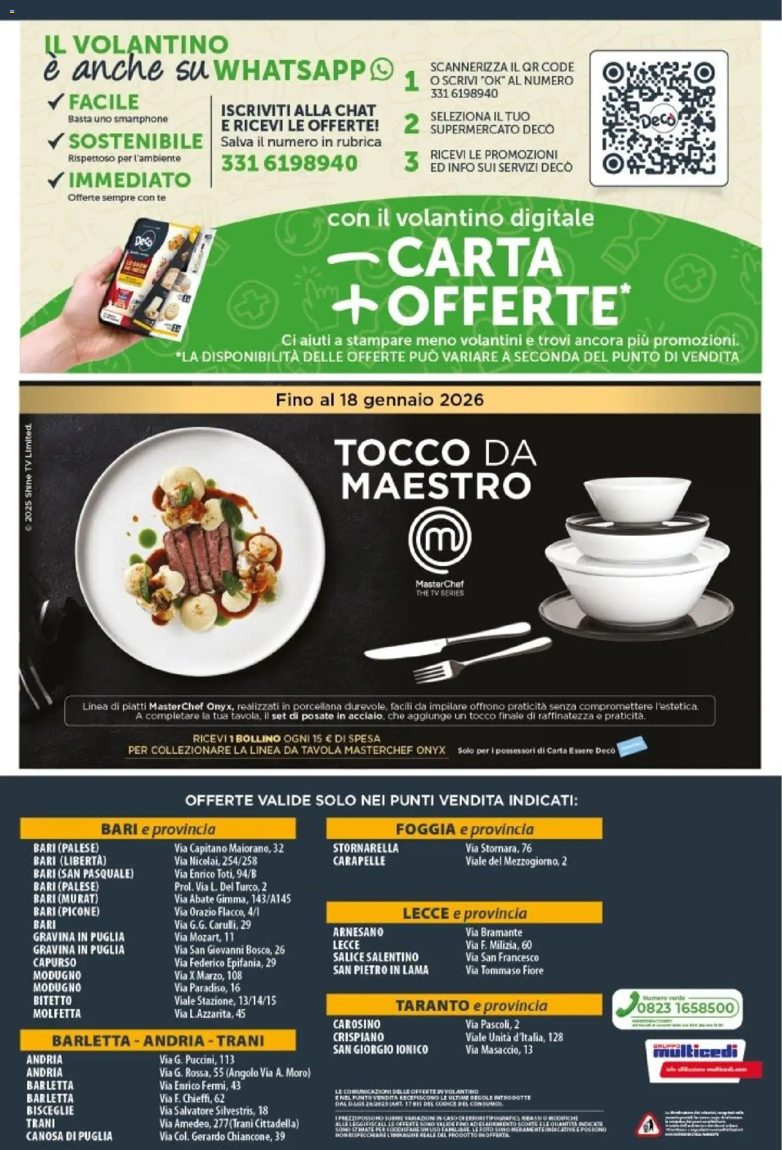 Volantino Decò del 29.12.2025 | Pagina: 24 | Prodotti: Posate, Tè, The, TV