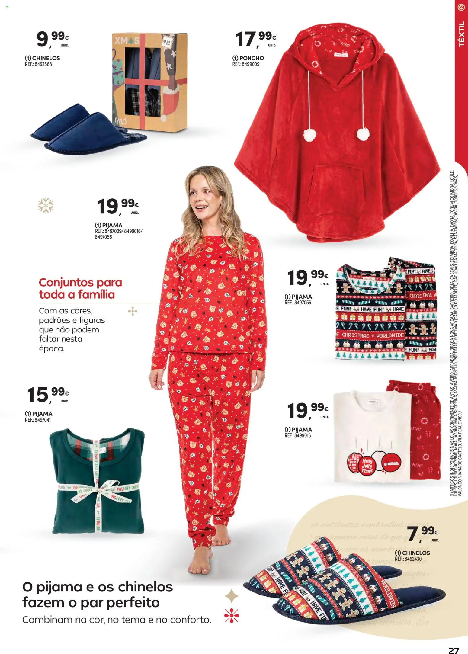 Continente - Natal │ válido de 11.11.2025 | Página: 27 | Produtos: Chinelos