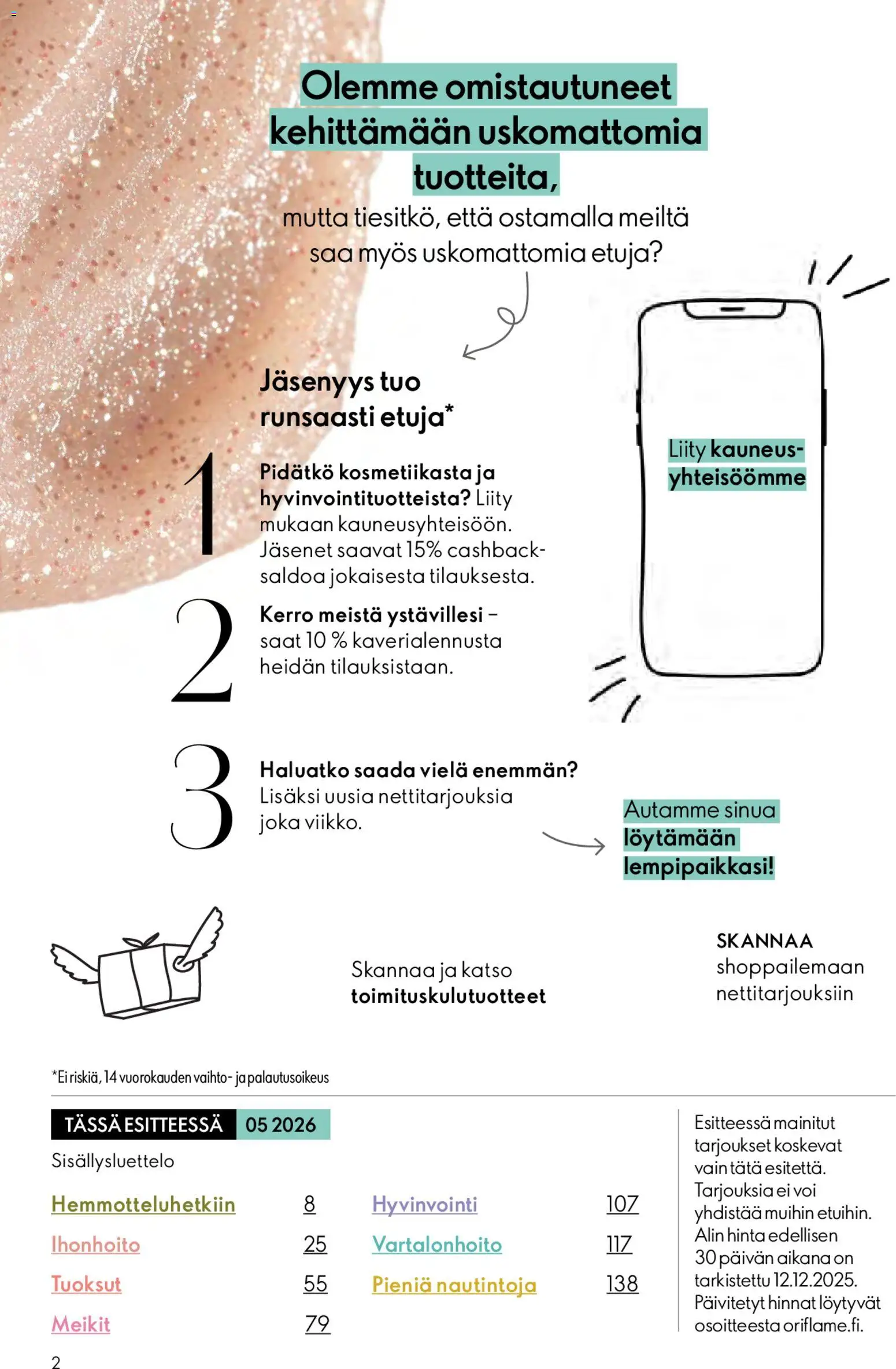 Oriflame - Esite 05 – voimassa 01.04.2026 alkaen | Sivu: 2 | Tuotteet: Voi