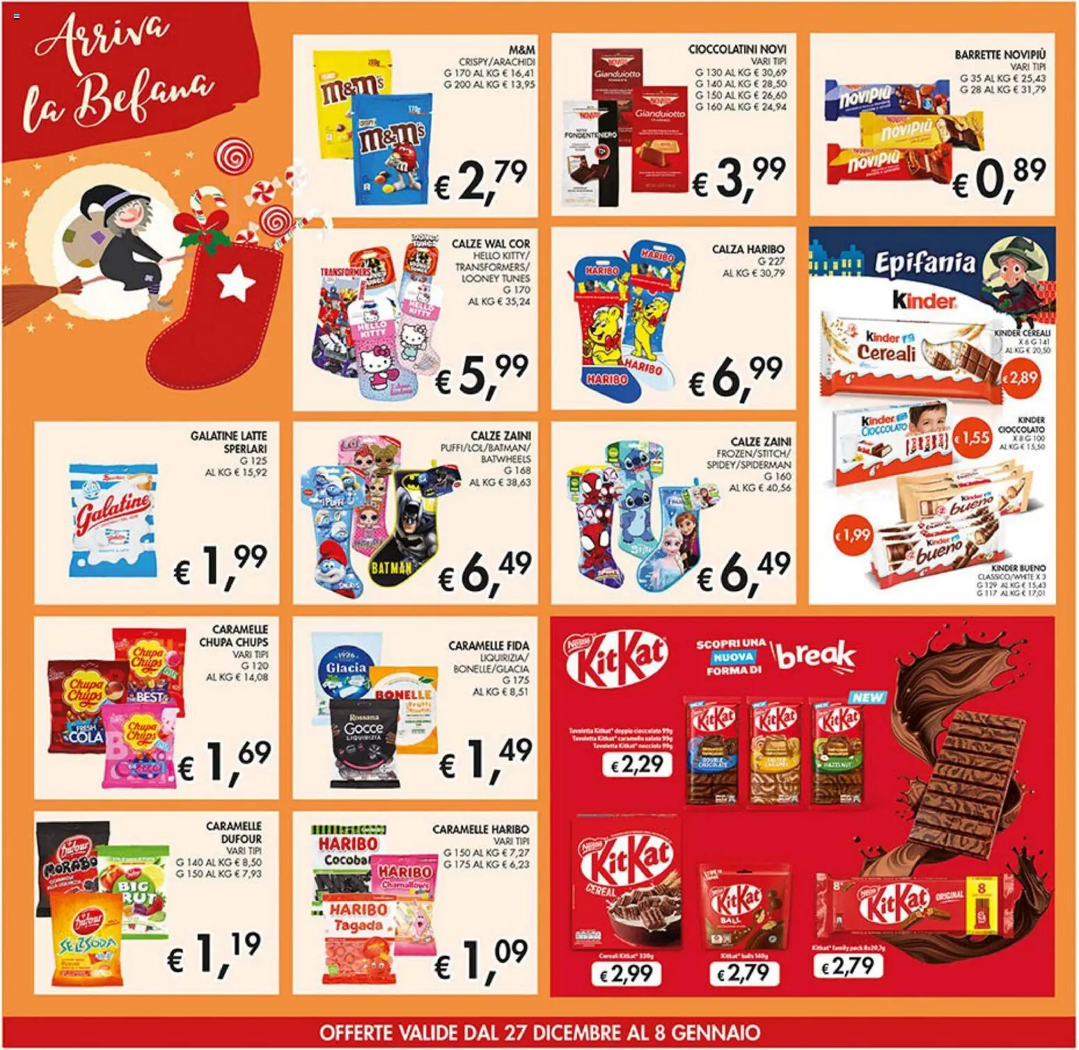 Volantino Coal del 27.12.2025 | Pagina: 14 | Prodotti: Cioccolato, Caramelle, Cereali, Cioccolatini