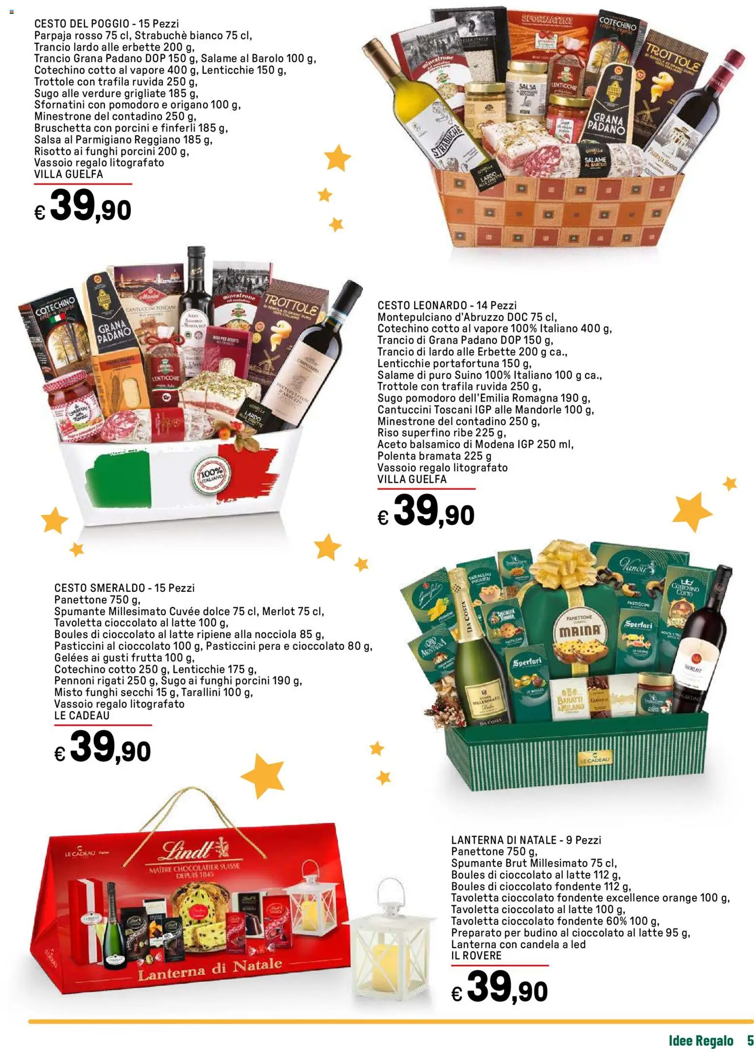 Volantino Iper del 17.11.2025 | Pagina: 5 | Prodotti: Verdure, Latte, Spumante, Parmigiano