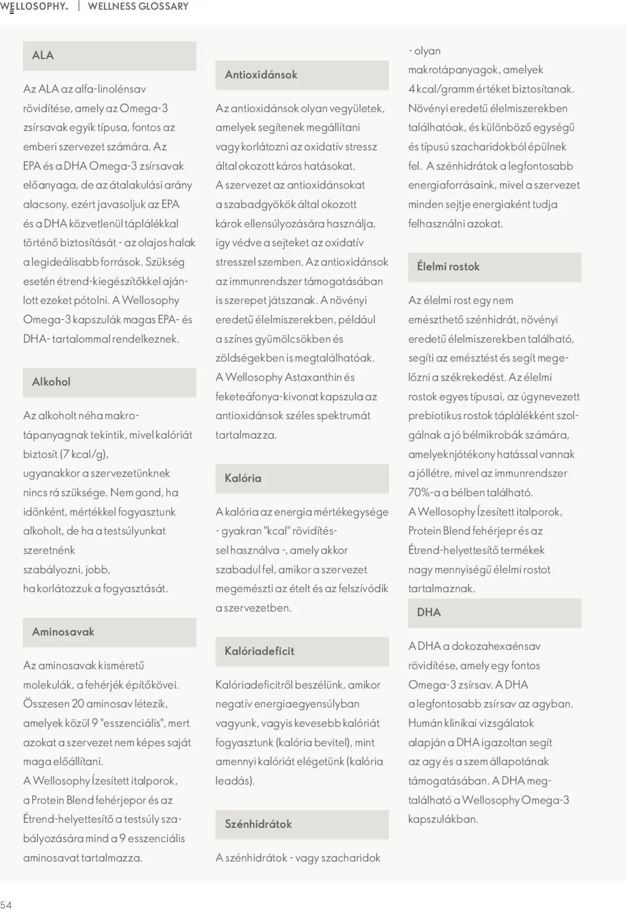 Oriflame akciós ujság - amely érvényes a következő dátumtól: 09.11.2023 | Oldal: 54