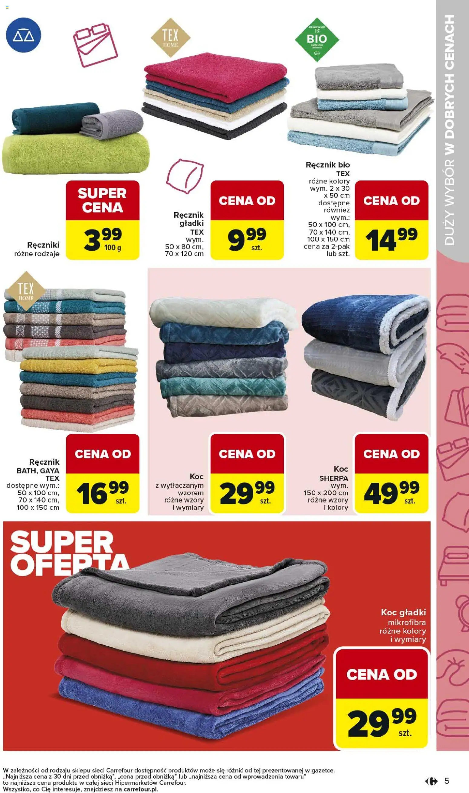 Carrefour gazetka - Łap super okazje od 02.03.2026 | Strona: 5 | Produkty: Koc