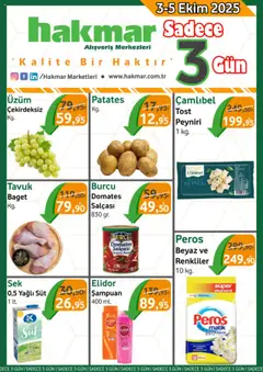 03.10.2025 tarihinden itibaren geçerli olan Hakmar kataloğu önizlemesi