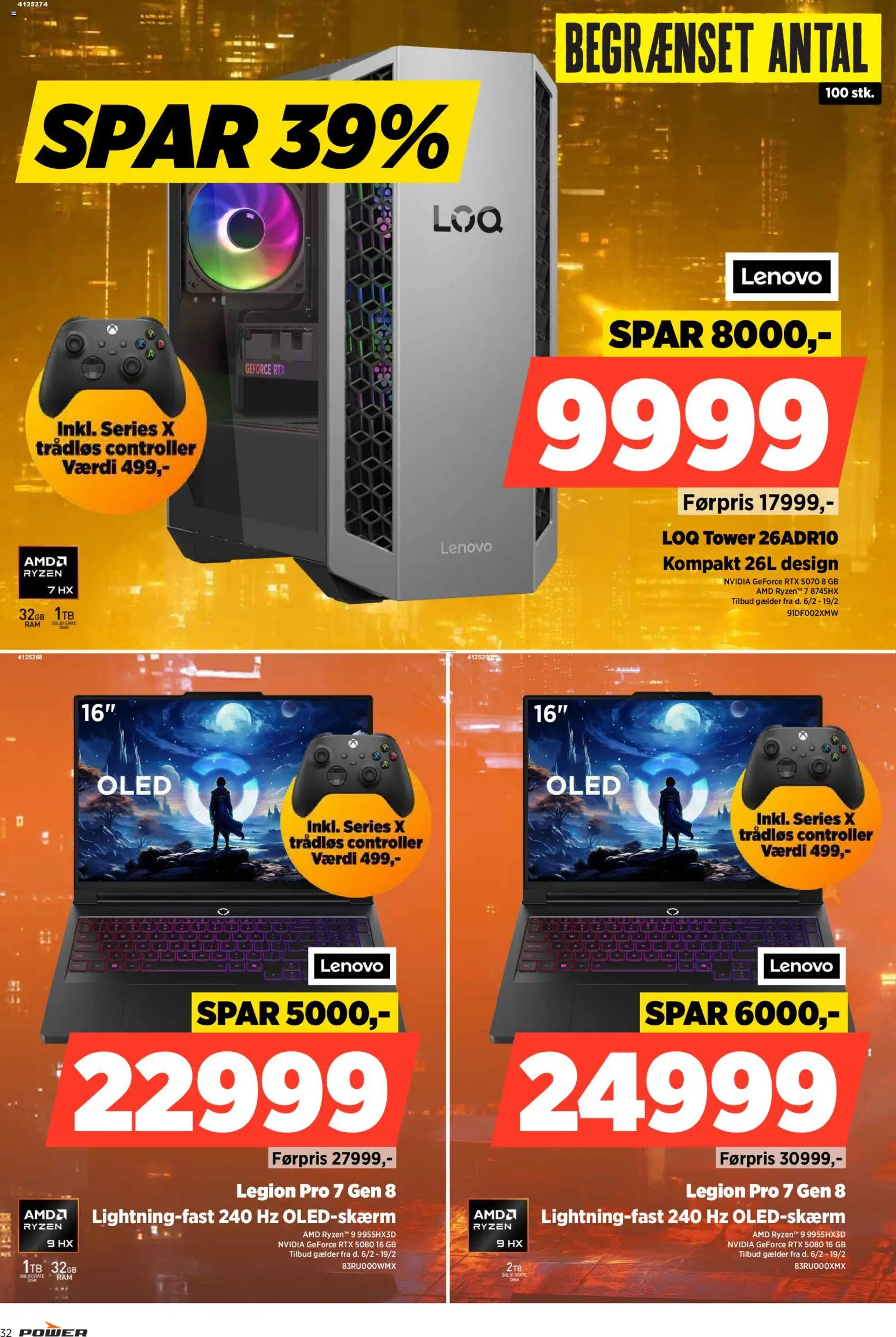 Power tilbudsavis – gyldig fra 13.02.2026 | Side: 32 | Produkter: Disk