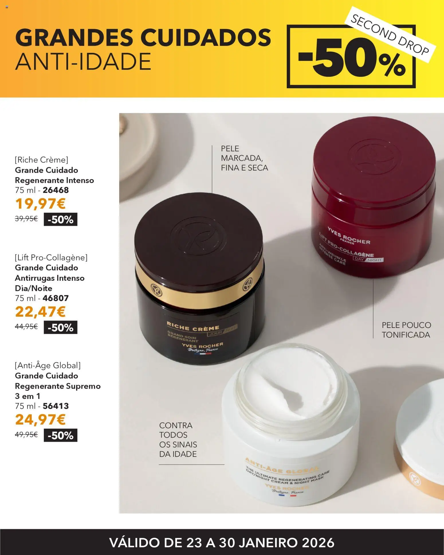 Yves Rocher - Second drop │ válido de 23.01.2026 | Página: 3 | Produtos: Creme