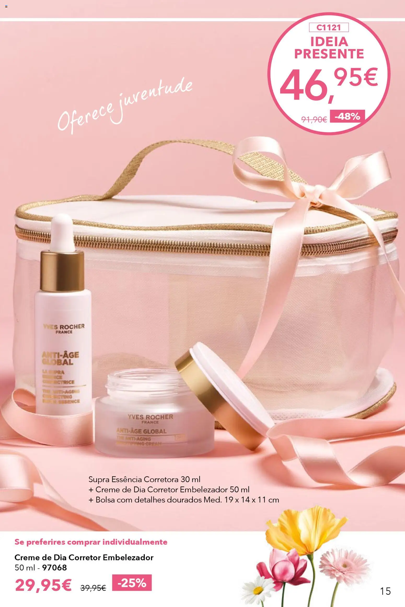 Yves Rocher catálogo 6 │ válido de 17.04.2026 | Página: 15 | Produtos: Bolsa, Corretor, Creme