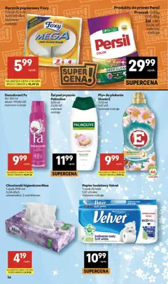 Pogląd oferty "Delikatesy Centrum gazetka" - ważna od 19.03.2026 | Strona: 36 | Produkty: Papier toaletowy, Rolki, Żel pod prysznic, Ręcznik papierowy
