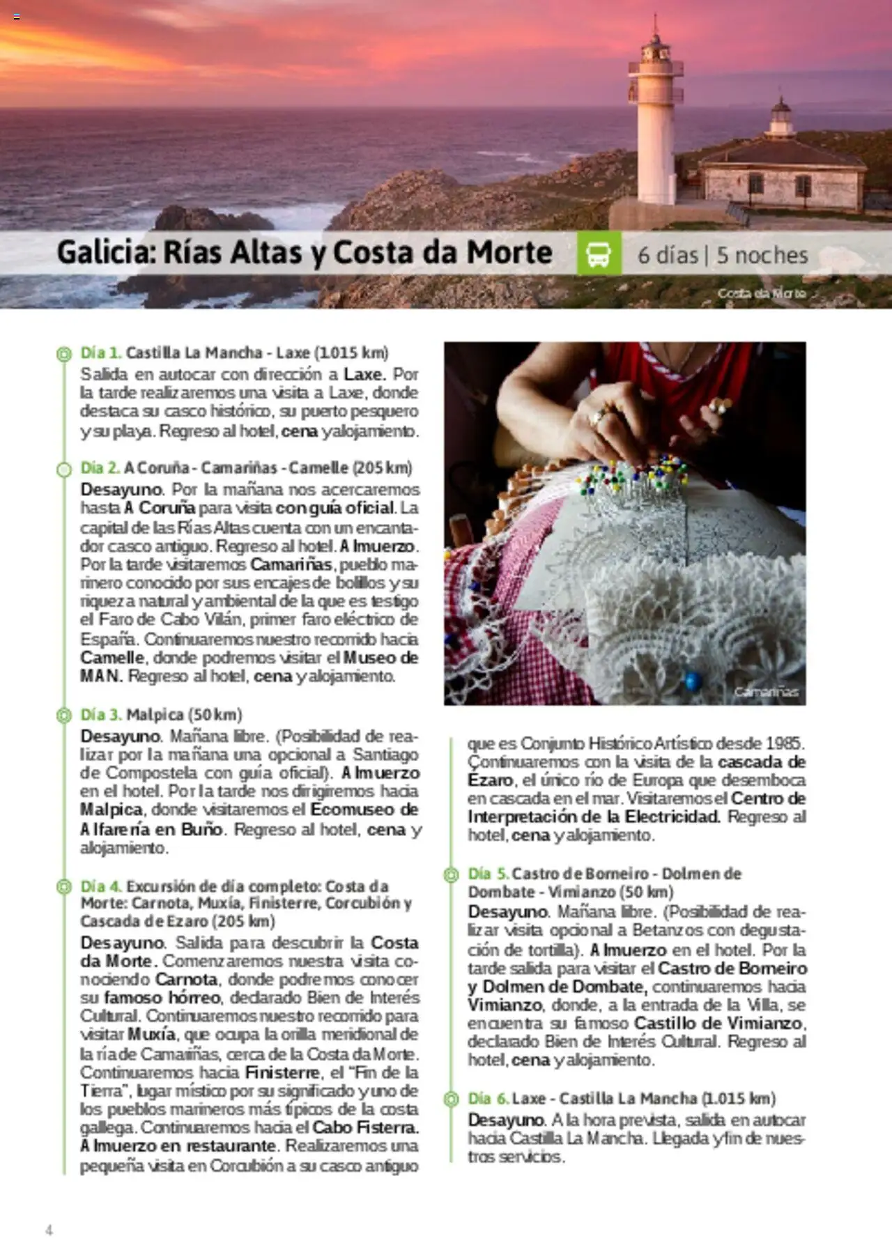 Viajes El Corte Inglés - Catálogo Turismo Social Castilla La Mancha │ válido desde el 03.02.2025 | Página: 4