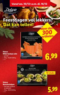 Lidl Folder week 50 - Voorbeeld van een folder van Lidl, geldig van 10.12.2025 | Pagina: 28 | Producten: Zalm, Kész piskótalap, Knoflook, Kan