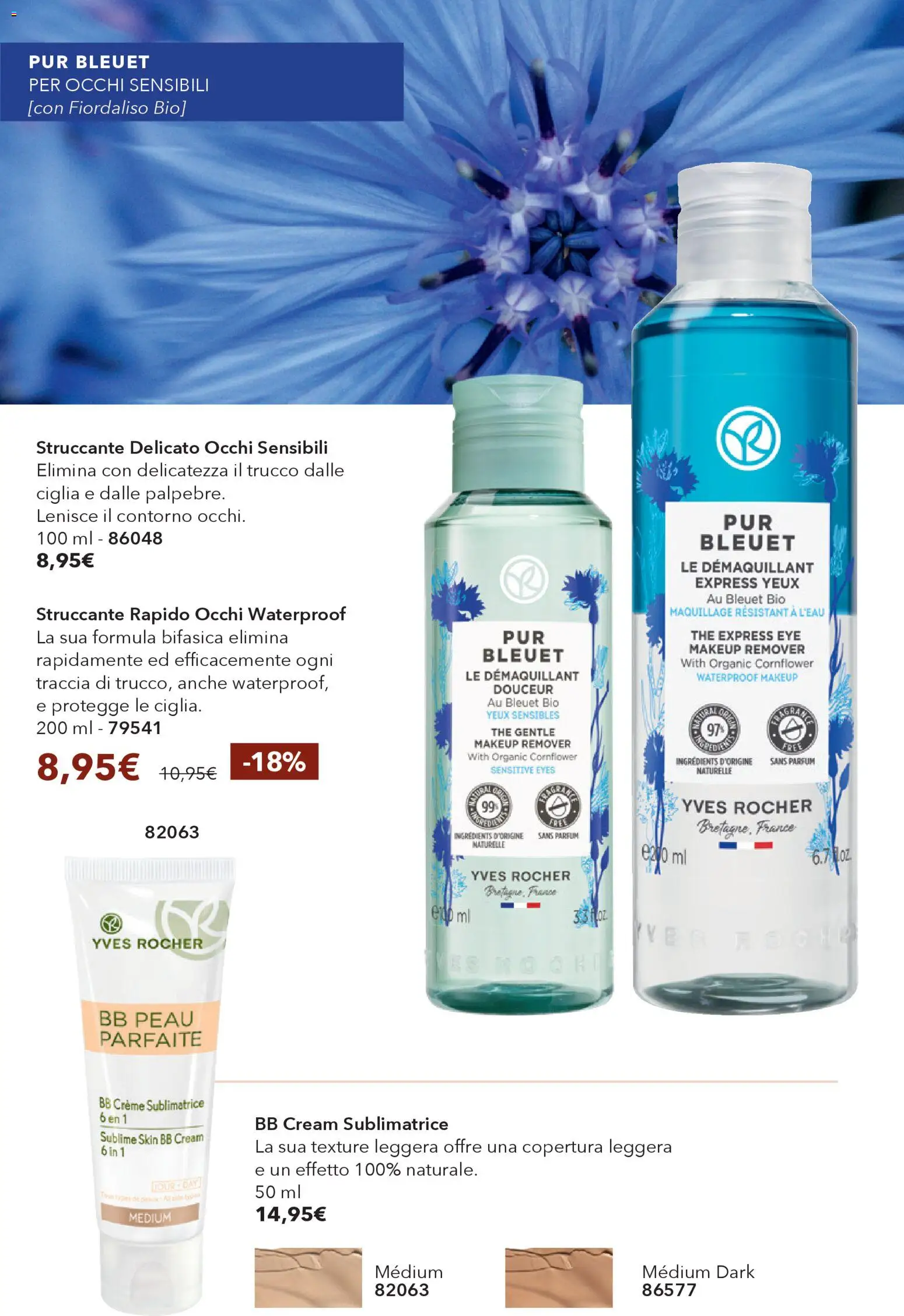 Volantino Yves Rocher del 17.02.2026 | Pagina: 24 | Prodotti: Struccante, The, Trucco, BB cream