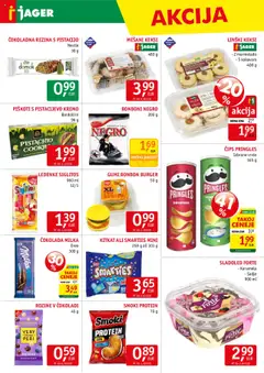 Novi Jager katalog ponudbe – veljaven od 17.09.2025 | Stran: 10 | Izdelki: Cokolada, Piskoti, Sladoled, Rozine