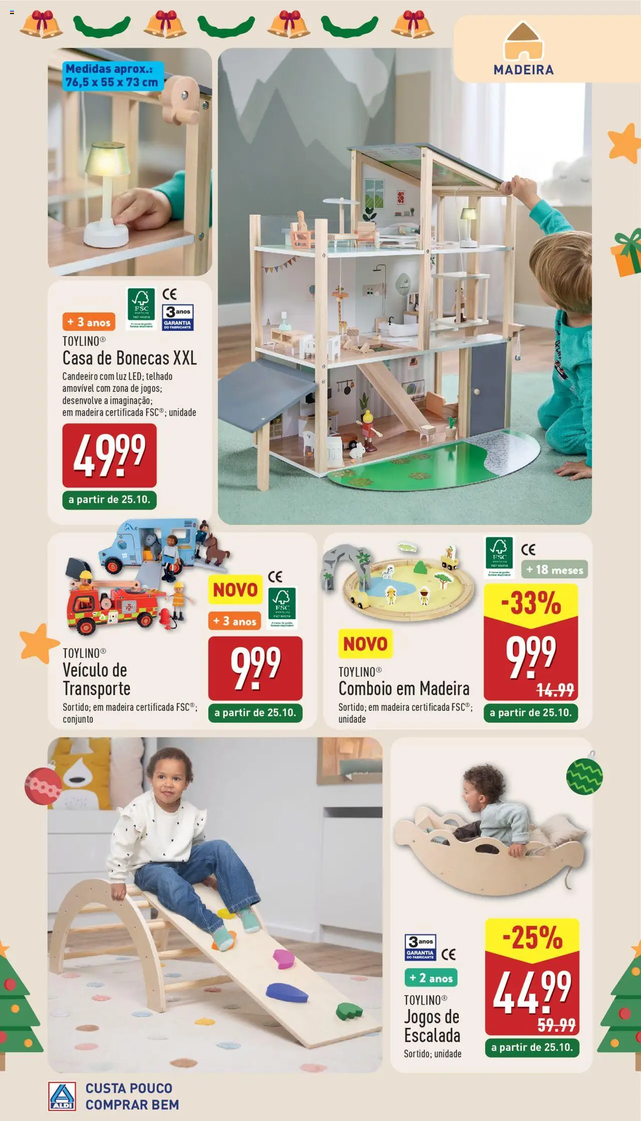 Aldi folheto │ válido de 25.10.2025 | Página: 7 | Produtos: Candeeiro, Jogos