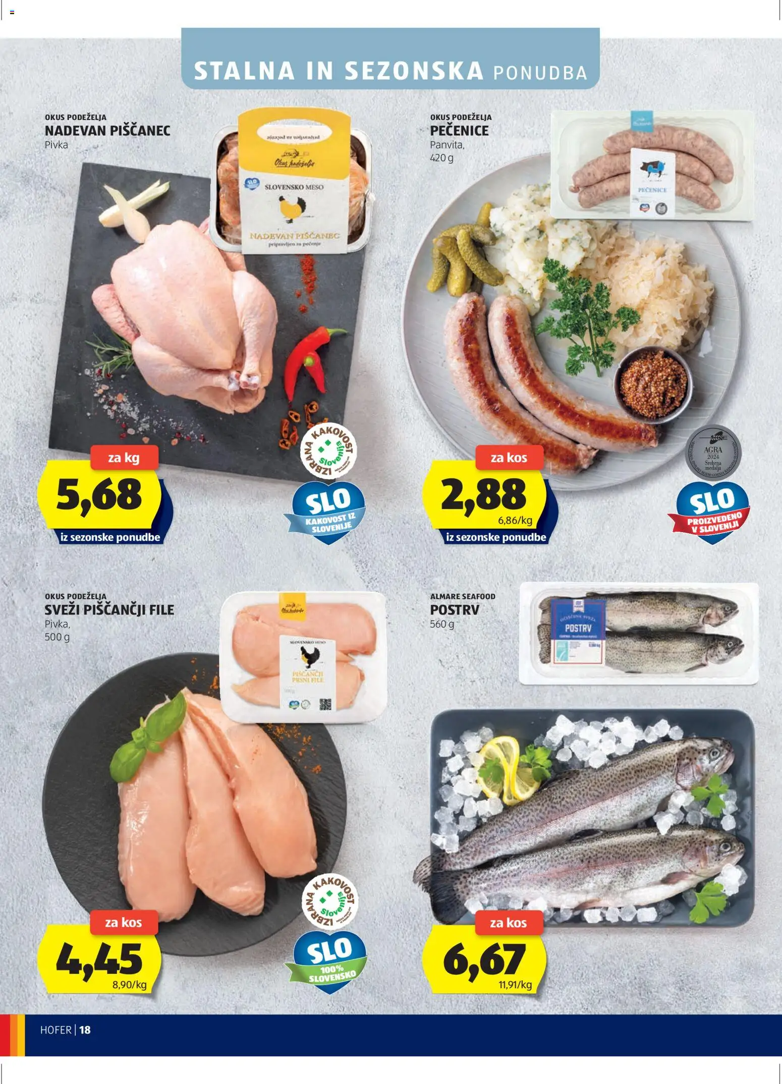Hofer SI katalog | vrijedi od 07.01.2026 | Stranica: 18 | Proizvodi: Meso