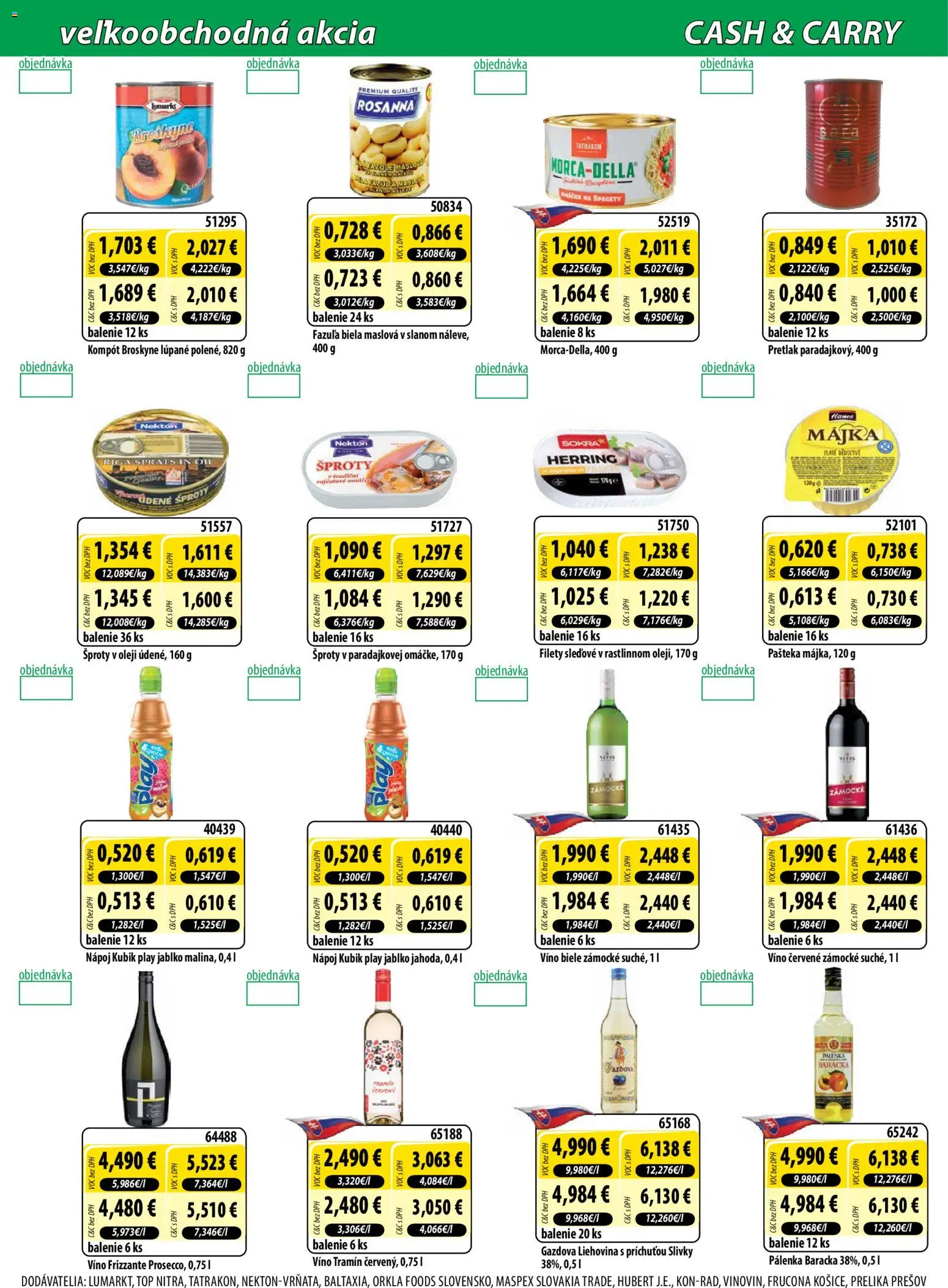 Nové Milk Agro akcie – leták je platný od 03.12.2025 | Strana: 6 | Produkty: Víno, Fazuľa, Omáčka, Špagety