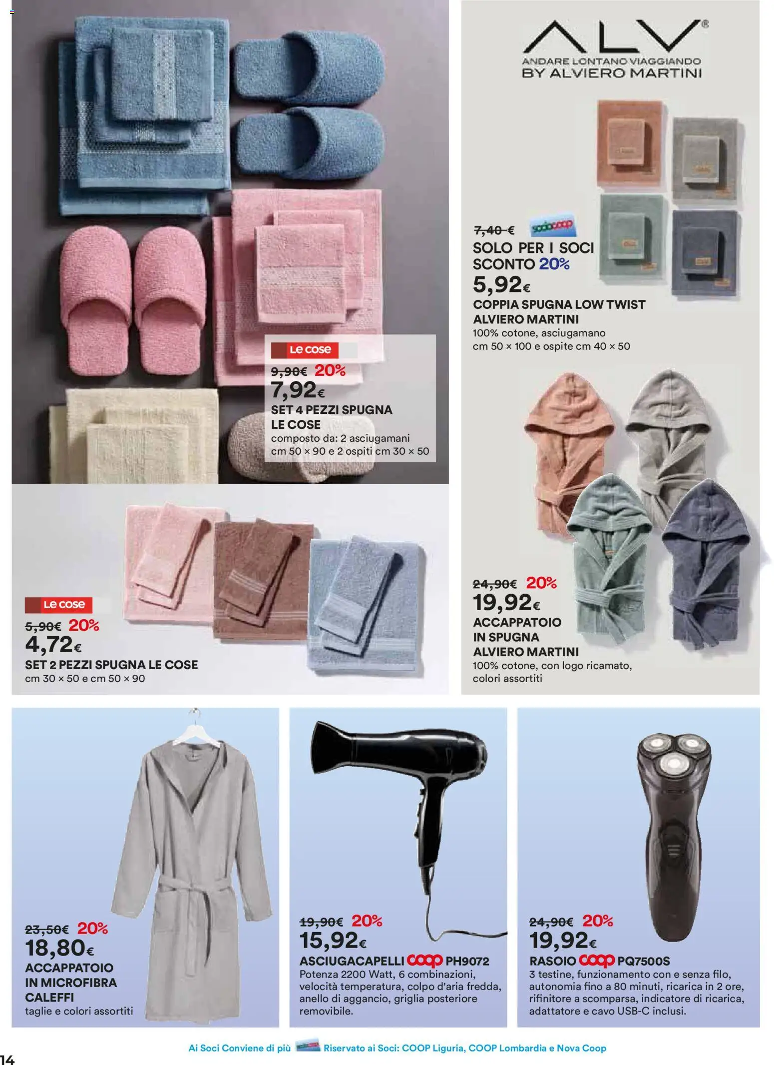 Volantino Ipercoop del 27.12.2025 | Pagina: 14 | Prodotti: Anello, Griglia, Asciugacapelli, Asciugamano