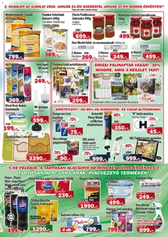 Vianni Akciós újság - amely érvényes a következő dátumtól: 14.01.2026 | Oldal: 3