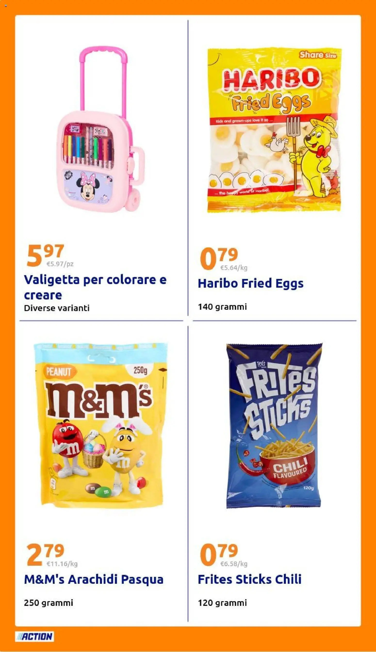 Volantino Action del 25.03.2026 | Pagina: 28 | Prodotti: The, Arachidi, Valigetta