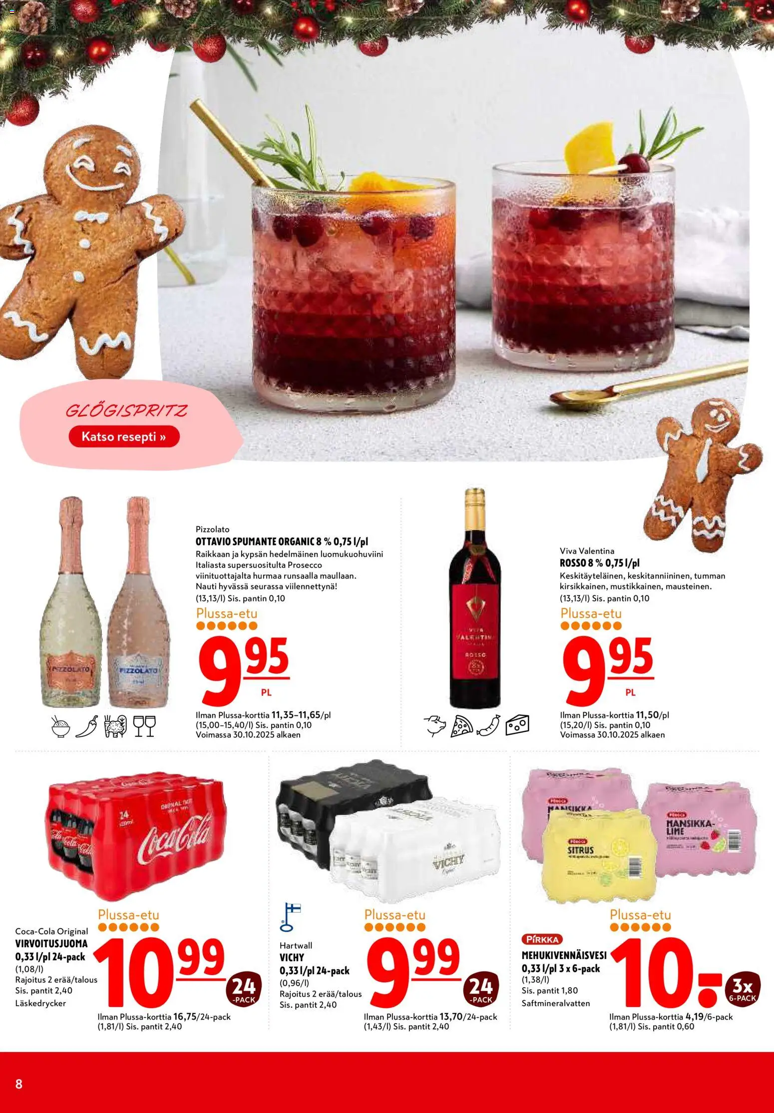 K-Citymarket tarjoukset – voimassa 18.12.2025 alkaen | Sivu: 8 | Tuotteet: Prosecco
