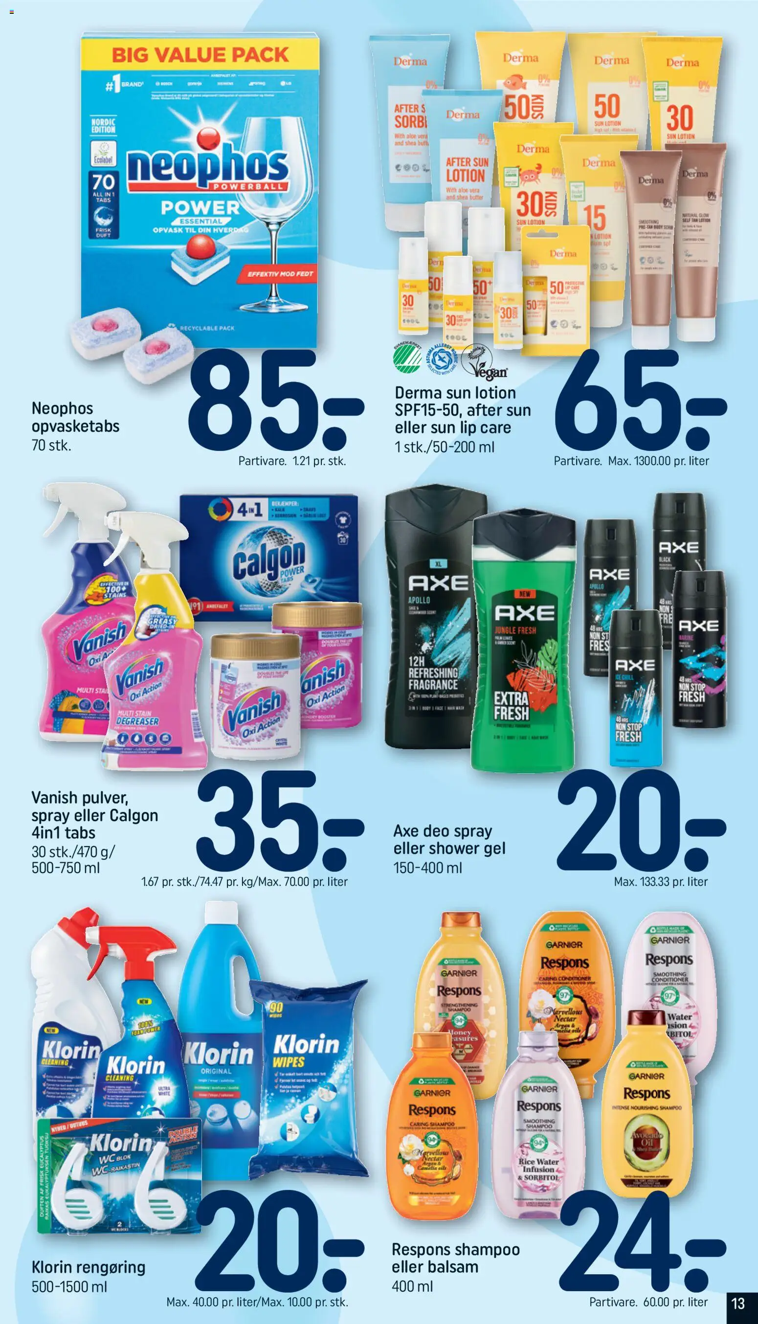 Rema 1000 tilbudsavis – gyldig fra 07.04.2026 | Side: 13 | Produkter: Duft, Shampoo, Balsam, Deodorant
