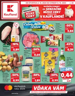 Kaufland leták platný od 02.10.2025