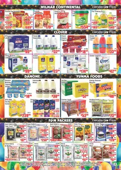 Devland specials catalogue – valid from 09.10.2025 | Page: 3 | Products: Yoghurt, Oil, Cream, Sugar