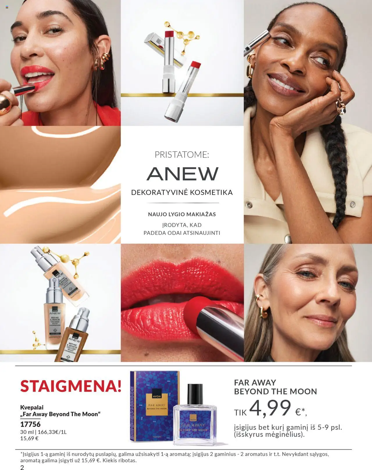 AVON akcijos nuo 01.10.2025 | Puslapis: 2 | Prekių: Kvepalai, Makiažas