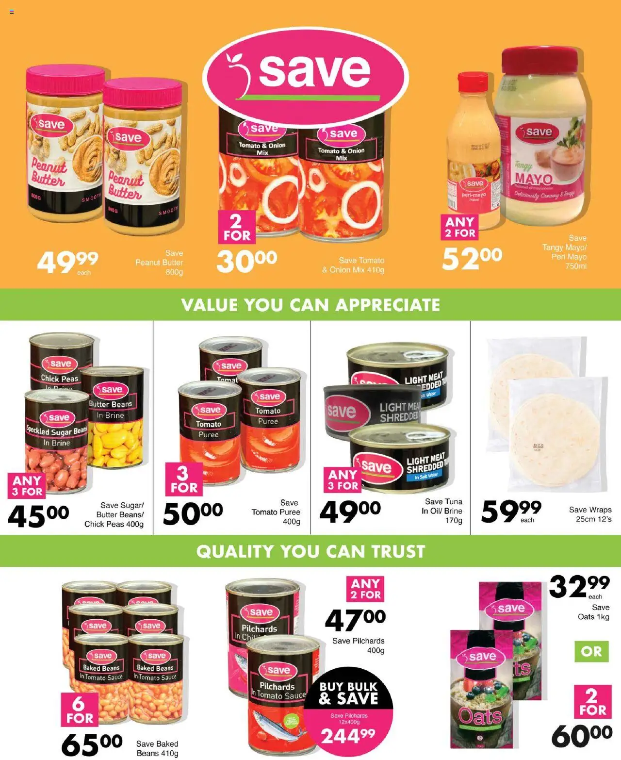 New Save catalogue – valid from 11.09.2025 | Page: 17 | Products: Butter, Sauce, Salt, Sugar