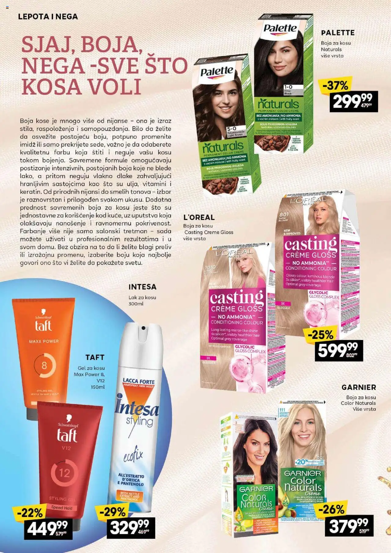 Idea katalog - važi od 07.08.2025 | Strana: 10 | Proizvode: Garnier, Sto, Lak za kosu