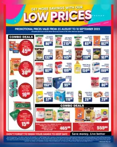 Preview of Saverite specials valid from 25.08.2025