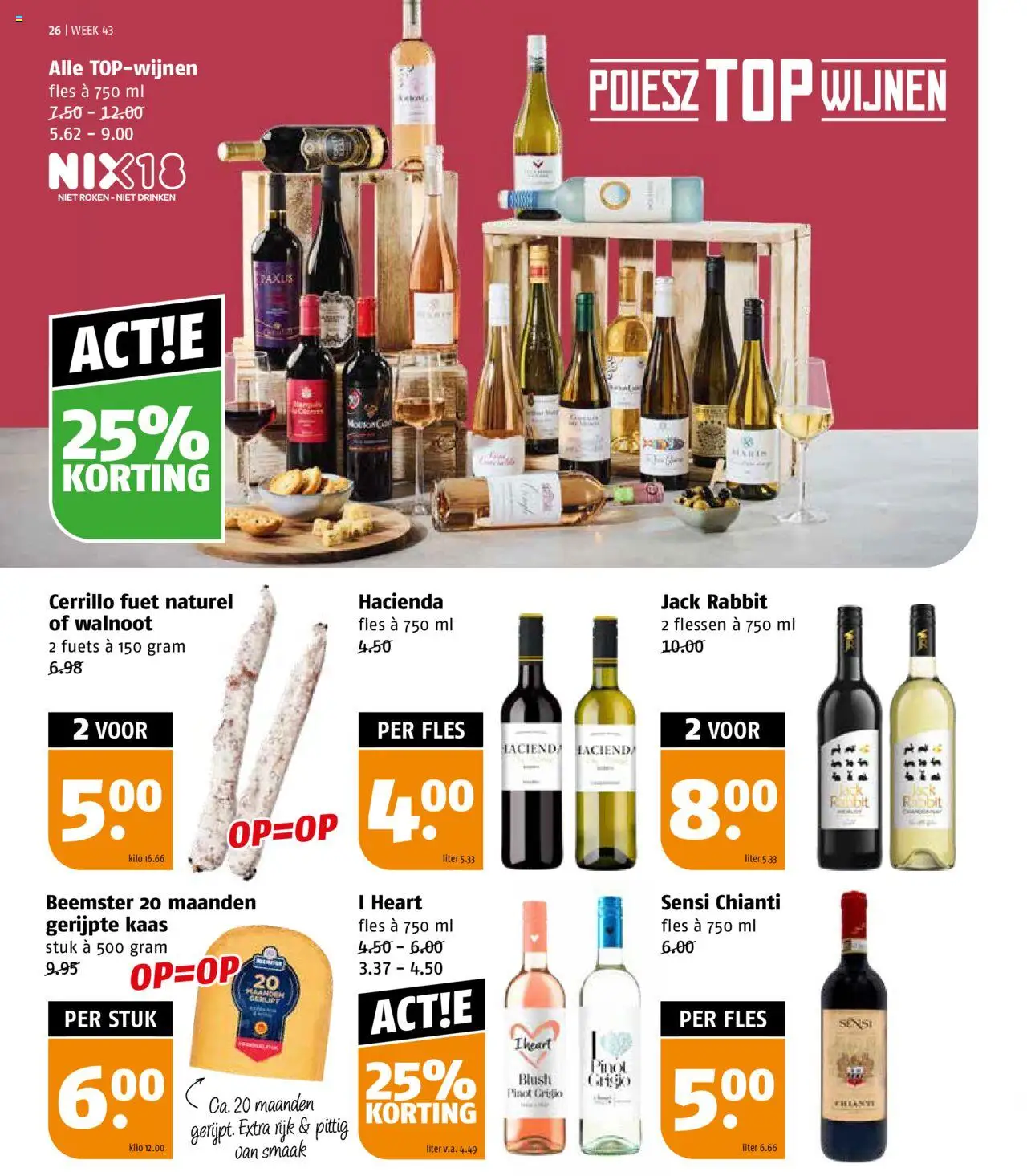 {H1} | Pagina: 26 | Producten: Kaas, Fles, Blush